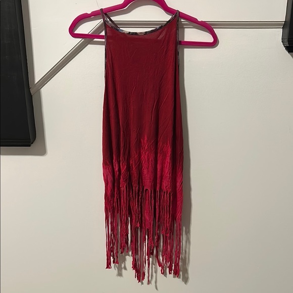 gimmicks by BKE Tops - Tie-dye Fringe Festival Top